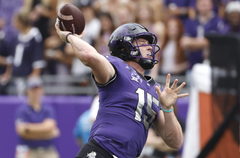 TCU quarterback Max Duggan