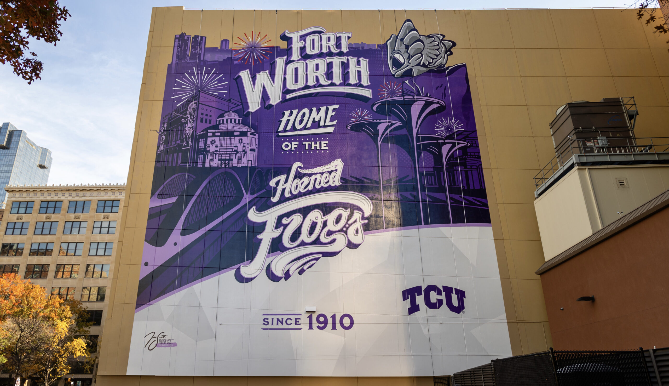 Mural seals the deal: TCU is 'Fort Worth's university' - Fort Worth Business Press - Vimarsana News